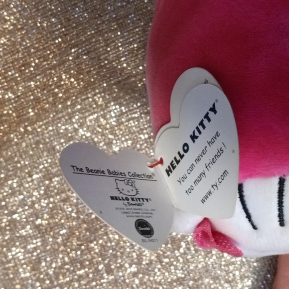 🐈 Hello Kitty Ty Teeny Beanie Baby Collectible NWT🐾 - Picture 5 of 9